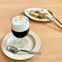 流行ったよね　の　ダルゴナコーヒー風ゼリー